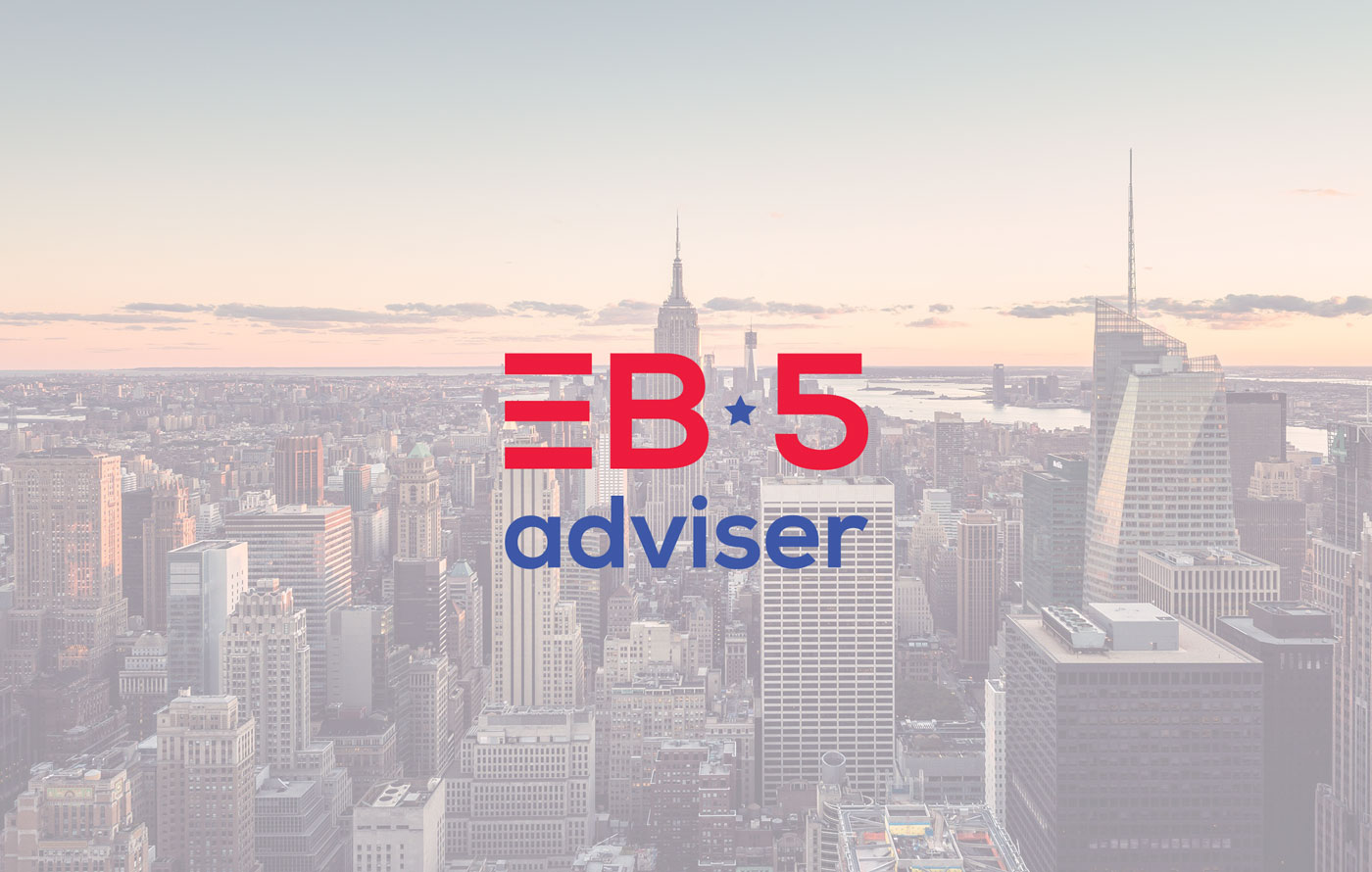 Фирменный стиль иммиграционного адвокатского бюро EB5-Adviser