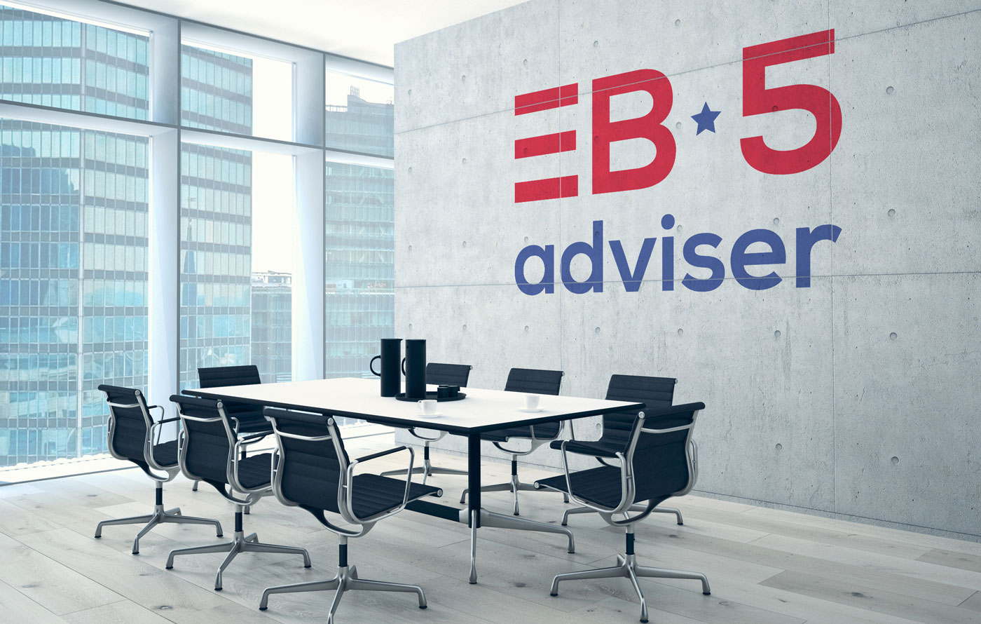 Айдентика иммиграционного адвокатского бюро EB5-Adviser